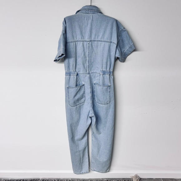 Free People - We The Free Marci Denim Jumpsuit Women’s XL ⚠️⚠️ - Picture 5 of 5
